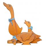 Vintage Wooden Cottage Core Geese