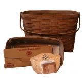 Longaberger Baskets & Bread Basket Brick