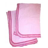 Pair of Vintage / Antique Chenille Twin Coverlets