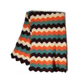 Vintage Hand-made Afghan w/ Tag