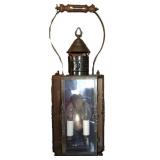 Vintage Metal Nautical-Style Lantern Lamp
