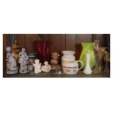 Glass, Porcelain & Figurine Group