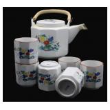 Vintage Green Tea Set