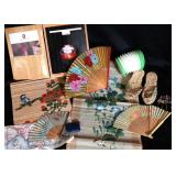 Souvenir Fans, Sandals, Wall Art