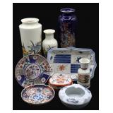 Group of Asian Style Decor & Vases
