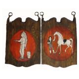 Vintage Frontier Style Hanging Signs