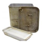 Antique / Vintage Travel Picnic Ice Container