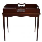 Vintage Bombay Co. Tray Table w. Removable Tray