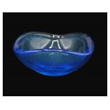 Blue Art Glass Bowl