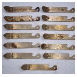 Vintage Keglined Advertising Can Openers (13)
