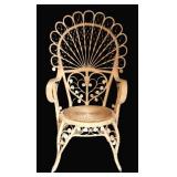 Vintage Wicker Peacock Chair