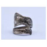 4.9g Antique Sterling Spoon Ring
