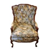 Louis XV Style Floral Armchair