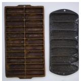 Vintage / Antique Cast Iron Corn Bread Stick Pans