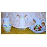 Vintage Ceramic & McCoy Pitchers & Bowls