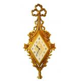 Hollywood Regency Syroco Wall Clock