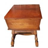 Vintage Wood Lift-Top Table