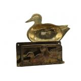 Brass Duck Tray & Key Hook