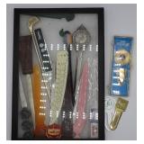 Collection of Letter Openers in Case