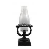 Vntg Cast Iron Candle Holder
