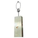 Green Onyx / Alabaster Stone Table Lamp