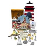 Lighthouse Decor - Wind Chime, Tea Pot, S&P +