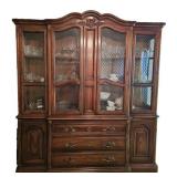 Vintage Glass Front China Hutch