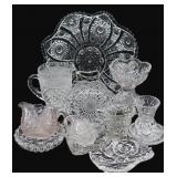 Group of Vintage Brilliant Cut Glass