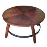 Round Wood Coffee Table