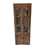 Vintage Lighted Curio Cabinet