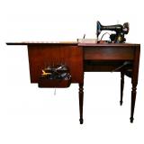1936 Singer Sewing Machine w/ Cabinet