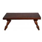 Vintage Long Foot Stool / Hearth Bench