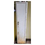 Vintage Metal Storage Cabinet & Contents