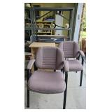 Office Chairs, Metal Shelf, Light, Cabinets