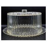 Vintage Lucite Acrylic Cake Plate & Dome