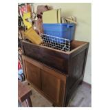 Antique Wood Grain Bin *