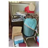 Maytag Freezer, Coolers, Lawnchairs ++