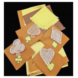 Bridge Club Table Linens & Dishes