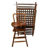 Vintage Jenny Lind-style High Chair & Frame
