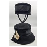 Pair of Vntg Ladies Wool Hats