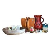 Southwest Decor, Boot Bookends, Pottery +
