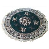 Miraz Round Wool Pile Area Carpet Rug
