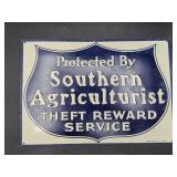 Metal Southern Agriculturist Sign
