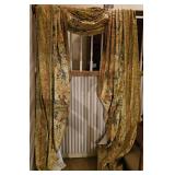 Vintage Drapery - Bird Motif