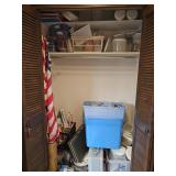 Contents of Closet - Storage Containers