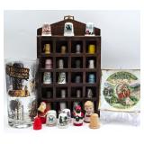 Souvenir & Collectible Thimbles, Cherokee Plate, +