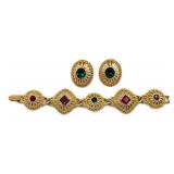 Vintage Swarovski Costume Jewelry Set