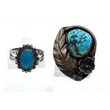 Vintage Southwest Style Rings - Squash Blossom