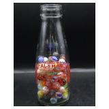 Falshaws Milk Bottle w/ Marbles