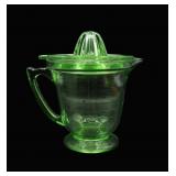 Handimaid Uranium Glass Juicer & Pitcher